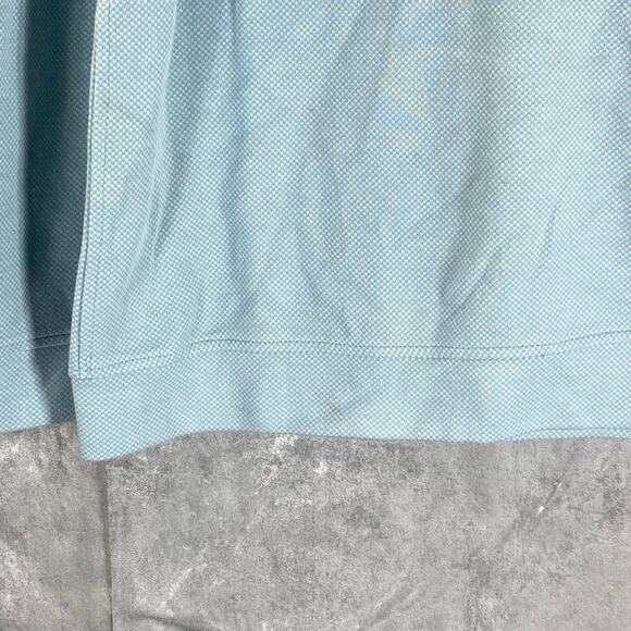 CLUB ROOM Men's Pale Glass Birdseye Mock-Neck Quarter-Zip Pullover Sweater SZ L - Picture 8 of 11